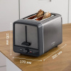 Тостер Bosch TAT5P425 серый