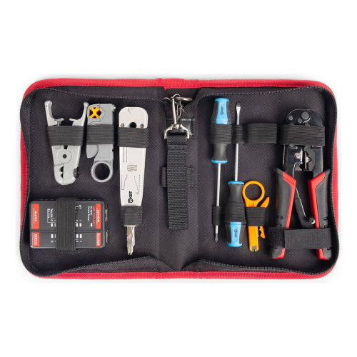 Набор для работ с сетевым кабелем КВТ Профи LAN-8 (90348)