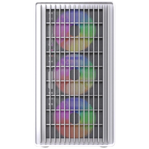 Корпус Powercase Mistral Micro C4W ARGB (CMMCW-A4), Tempered Glass, 4x 120mm ARGB PWM Fan, белый, mATX