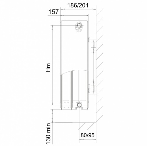 Стальной панельный радиатор Lemax C30 500х1300