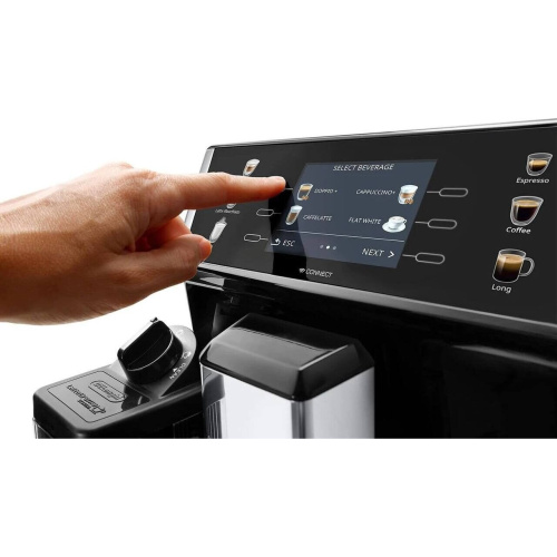 Кофемашина Delonghi ECAM550.65.SB черный/серебристый