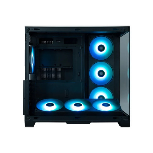 Корпус XASTRA QR500 7ARGB-FC-C6-UC Black (QR500-2FA36A-1FC12A-C6-UC)ATX/Aquarium/2 Curve Gl/2x360mm+1*120mm ARGB PWM FC fans/Argb+PWM HUB 6port/Type-C