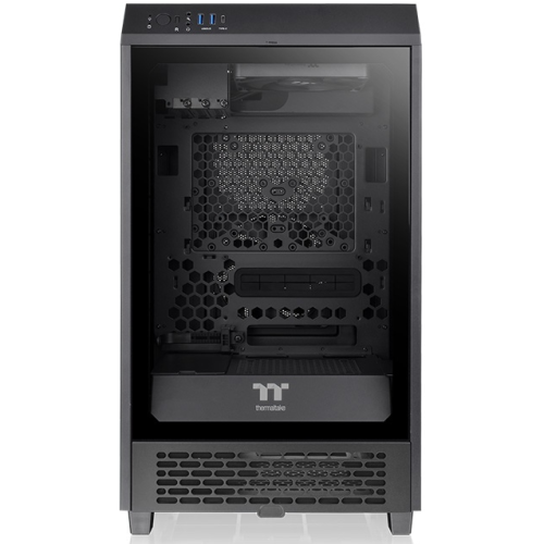 Корпус Thermaltake The Tower 200 (CA-1X9-00S1WN-00) черный без БП miniITX 11x120mm 5x140mm 2xUSB3.0 1xUSB3.1 audio bott PSU