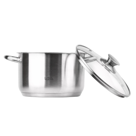 Кастрюля LARA LR02-267 Афина нерж