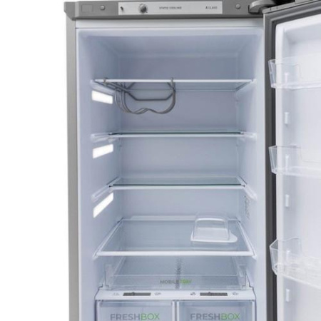Холодильник с морозильником Бирюса M6132 серебристый