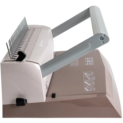 Переплетчик Гелеос БП16пк A4/перф.16л.сшив/макс.500л./пластик.пруж. (6-51мм)