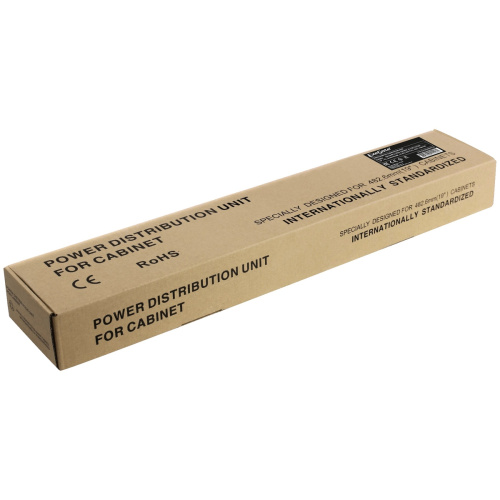 Блок розеток ExeGate ServerPro PDU-19H007 Al-12C13-C20 (EX280865RUS) (19", 1U, Алюминий, 12 IEC 320 C13, С20, черный, RTL)