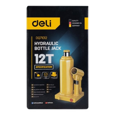 Домкрат бутылочный Deli DQ71012 12 т