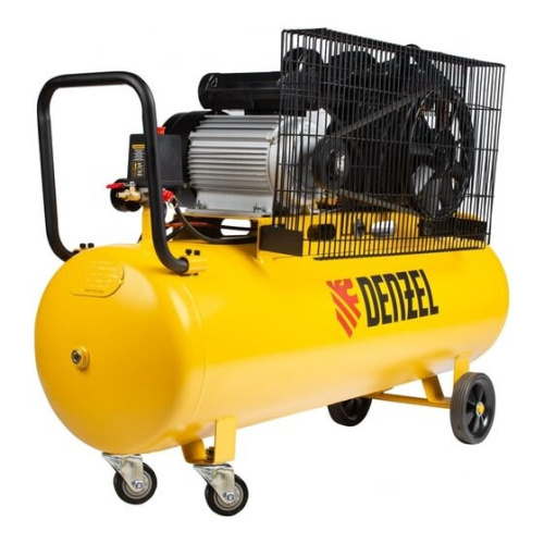 Компрессор поршневой Denzel BCV2300/100 масляный желтый/черный