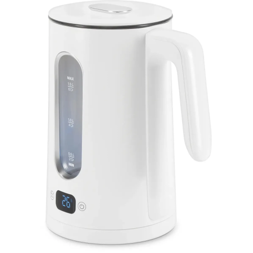 Электрочайник Hyundai HYK-G5510 белый/прозрачный