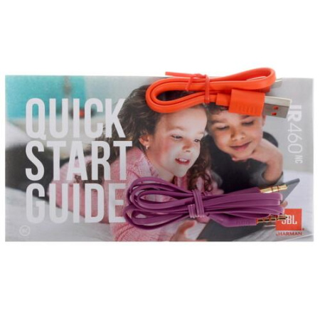 Беспроводные/проводные наушники JBL JR 460NC розовый