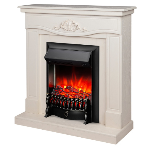 Электрокамин RealFlame Junona WT айвори с очагом Fobos Lux Black