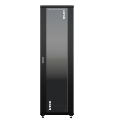 Шкаф коммутационный NTSS Премиум NTSS-R42U6060GS-1BL напольный 42U 600x600мм черный