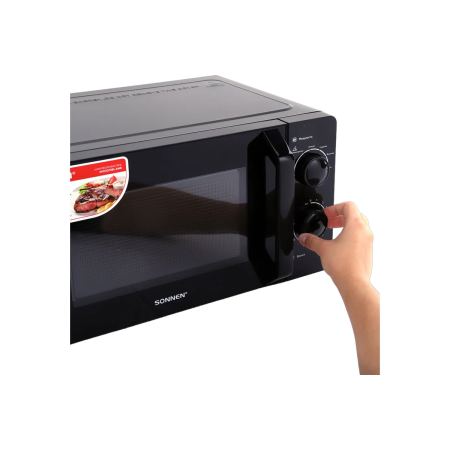Микроволновая печь SONNEN MW2070BL-6MB черная