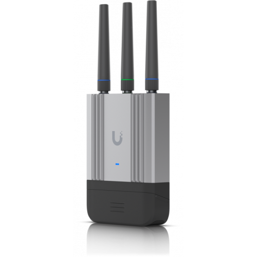 Wi-Fi маршрутизатор Ubiquiti UniFi Mobile Router Industrial UMR-Industrial с LTE-модемом категории 4, 2,4ГГц (b/g/n), MIMO 2x2, 2x1G RJ45, USB Type-C