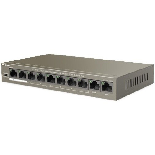 Коммутатор IP-COM F1110P-8-63W 10Port 10/100M