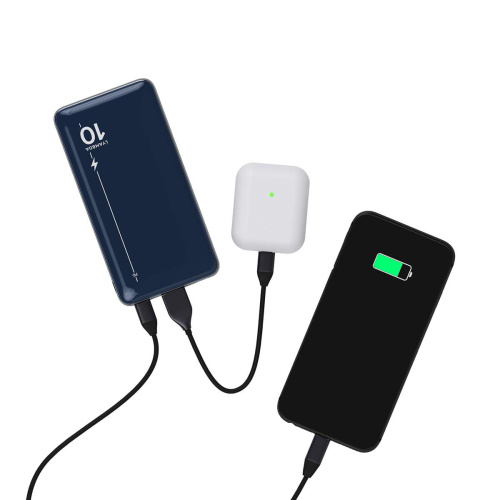 Внешний аккумулятор LYAMBDA LP303, 10000мAч темно-синий