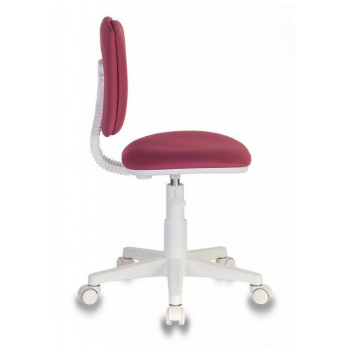 Кресло детское Бюрократ CH-W204NX/STICK-PK малиновый Sticks 05 крестов. пластик пластик белый