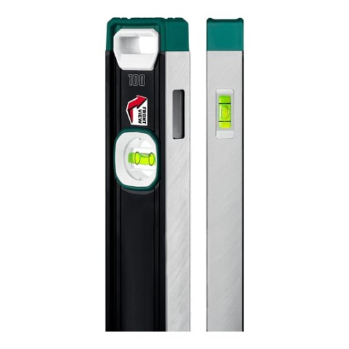 Уровень пузырьковый Kraftool 34988-100 3глаз. магнит. черный/зеленый