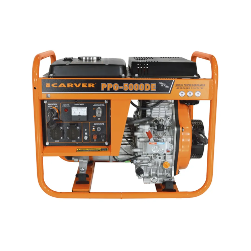 Генератор Carver PPG-5000DE (01.020.00051) 3.6кВт