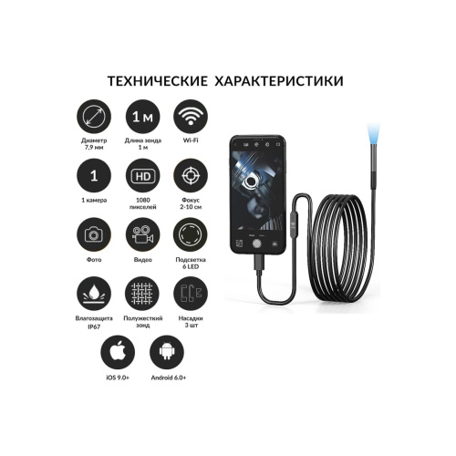 Видеоэндоскоп iCarTool IC-V801