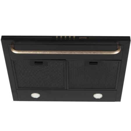 Вытяжка каминная Gorenje WHC63CLB черный/золотистый