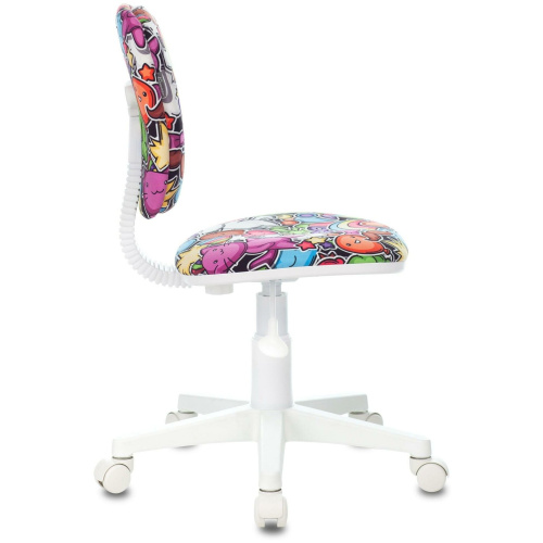 Кресло детское Бюрократ CH-W204NX/MASKARAD мультиколор маскарад крестов. пластик пластик белый