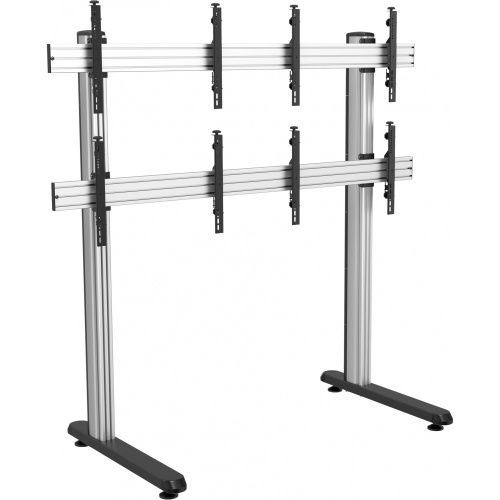 Стойка для телевизора Cactus CS-FS-TV4-Pro черный 32"-70" макс.50кг напольный мобильный