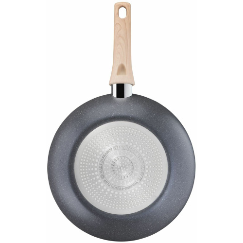 Сковорода ВОК Tefal Natural Force G2661972, без крышки, серый