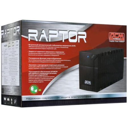 ИБП Powercom Raptor RPT-600AP EURO