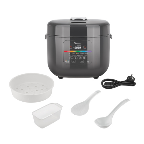 Мультиварка REDMOND MC100S чёрный/металлик