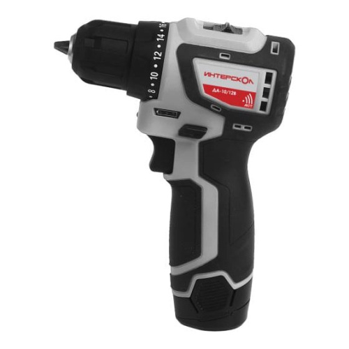 Аккумуляторная отвертка Интерскол DA-10/12VK 757.2.2.43 с акк и ЗУ