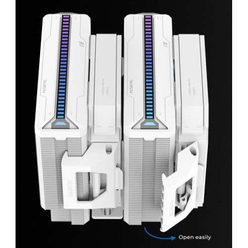 Вентилятор ALSEYE W700-W(USA) 134*148*159mm, 1000-2200RPM, 33.18-86.2CFM, 0-35.3dBA, 12V, 0.02-0.3A, Dual Ball