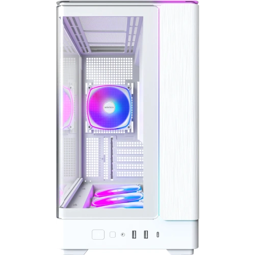 Корпус Montech King 15 Pro White / mATX / 4x120mm ARGB fans