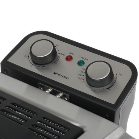 Фритюрница Kitfort КТ-2025 черный/серебристый