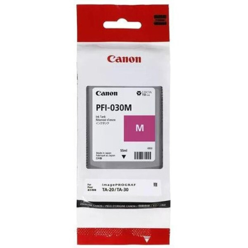 Картридж струйный Canon PFI-030M 3491C001 пурпурный (55мл) для Canon imagePROGRAF TM-240, TM-340