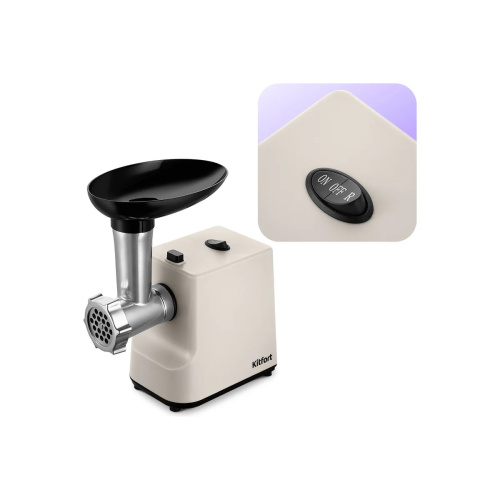 Мясорубка Kitfort КТ-2126 серый/черный