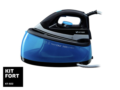 Паровая станция Kitfort KT-922 черный/синий