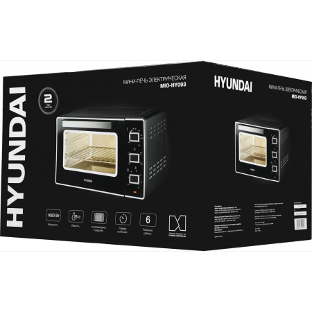 Мини-печь Hyundai MIO-HY093 черный