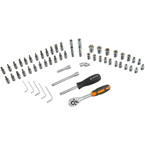 Набор инструмента ВИХРЬ 1/4", 57 предметов