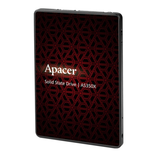 SSD Apacer PANTHER AS350X (AP512GAS350XR-1) 512Gb SATA 2.5" 7mm, R560/W540 Mb/s, IOPS 80K, MTBF 1,5M, 3D NAND, Retail