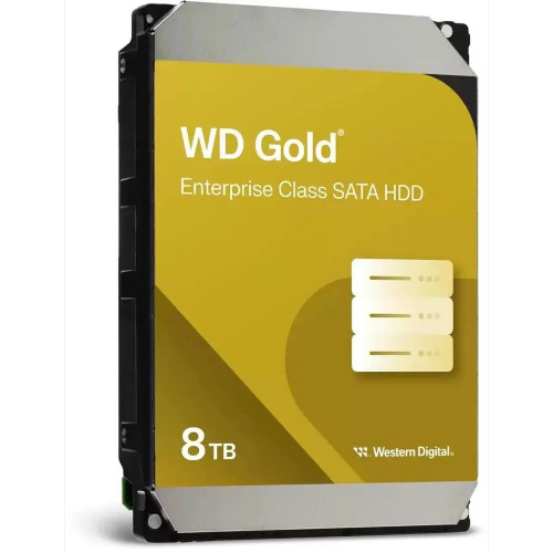 HDD WD Gold WD8005FRYZ, 8ТБ, SATA III, 3.5"