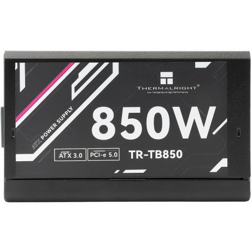 Блок питания Thermalright TR-TB850 850W 80+ Bronze (ATX, 3.0, PCIe 5.0, Full modular, 1x24(20+4)pin, 2xCPU 8(4+4)pin, 4xPCIe*2 8(6+2)pin)