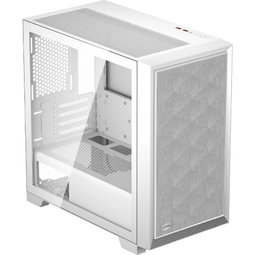 Корпус PcCooler C3D310 WH, без БП, Mini-Tower, TG, Mesh, no fans, 2xUSB-A 3.0, mATX, mITX White