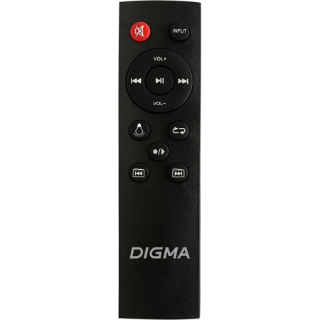 Минисистема Digma D-MC1700 черный