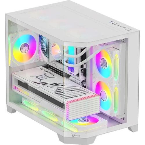 Корпус Formula Crystal Z6M Floe, mATX, без БП, белый