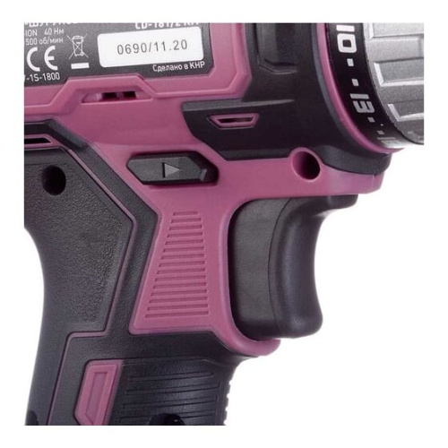 Дрель-шуруповерт КМ Аtom CD-181/2 KIT 2 Ач Li-Ion 2 АКБ и ЗУ