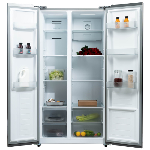 Холодильник Бирюса SBS 541 TWG белое стекло