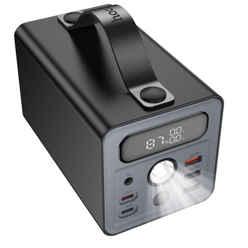 Аккумулятор внешний резервный HOCO J138 Distant 22.5W+PD20W+DC12V multi-function power bank 60000mAh black
