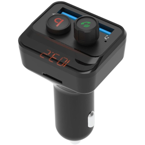 Автомобильный FM-модулятор Ritmix FMT-B100 черный (80000554)